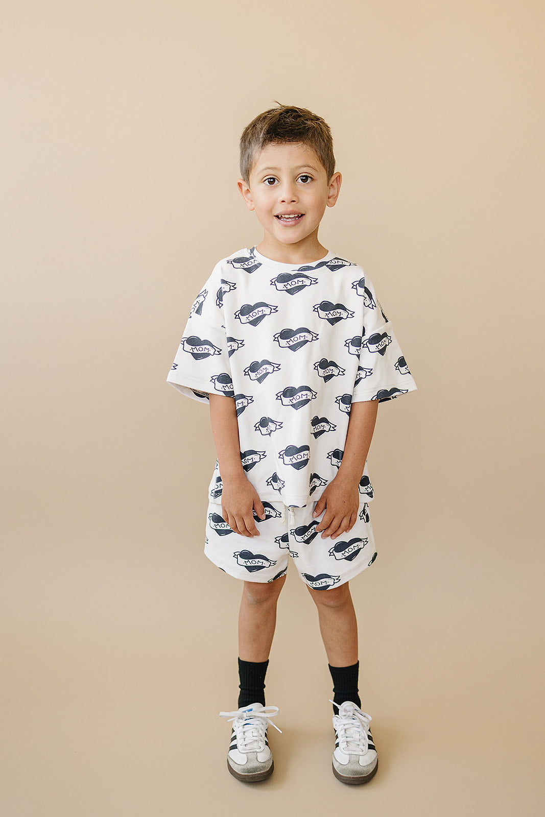 Mom Tattoo Shorts Set