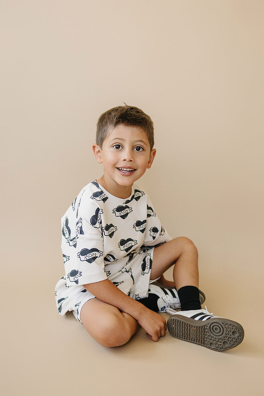 Mom Tattoo Shorts Set