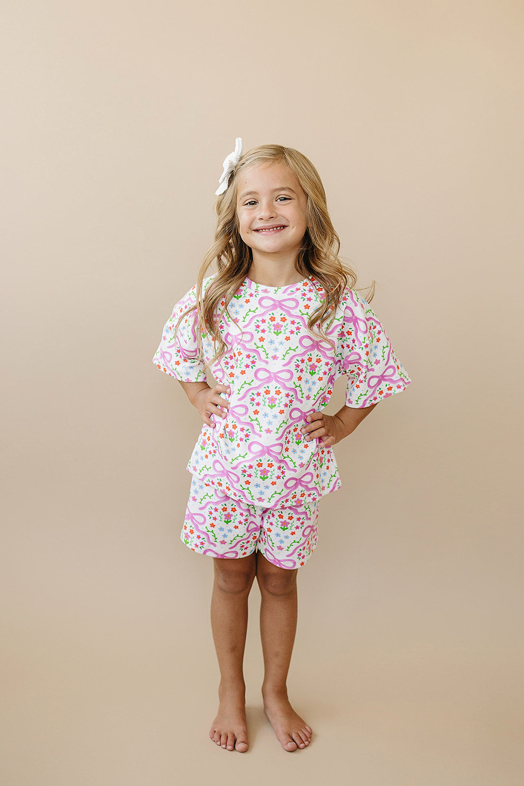 Coquette Garden Shorts Set