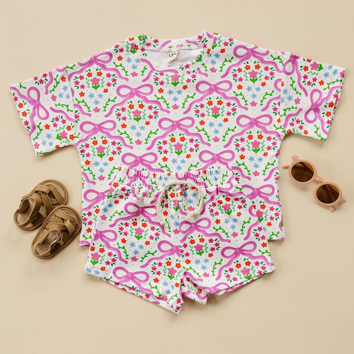 Coquette Garden Shorts Set