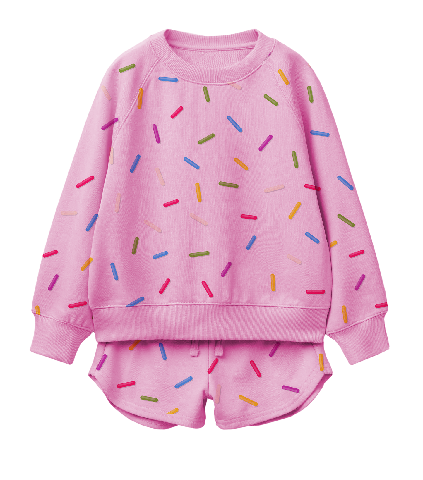 Confetti Sprinkles Sweatshirt + Short Set