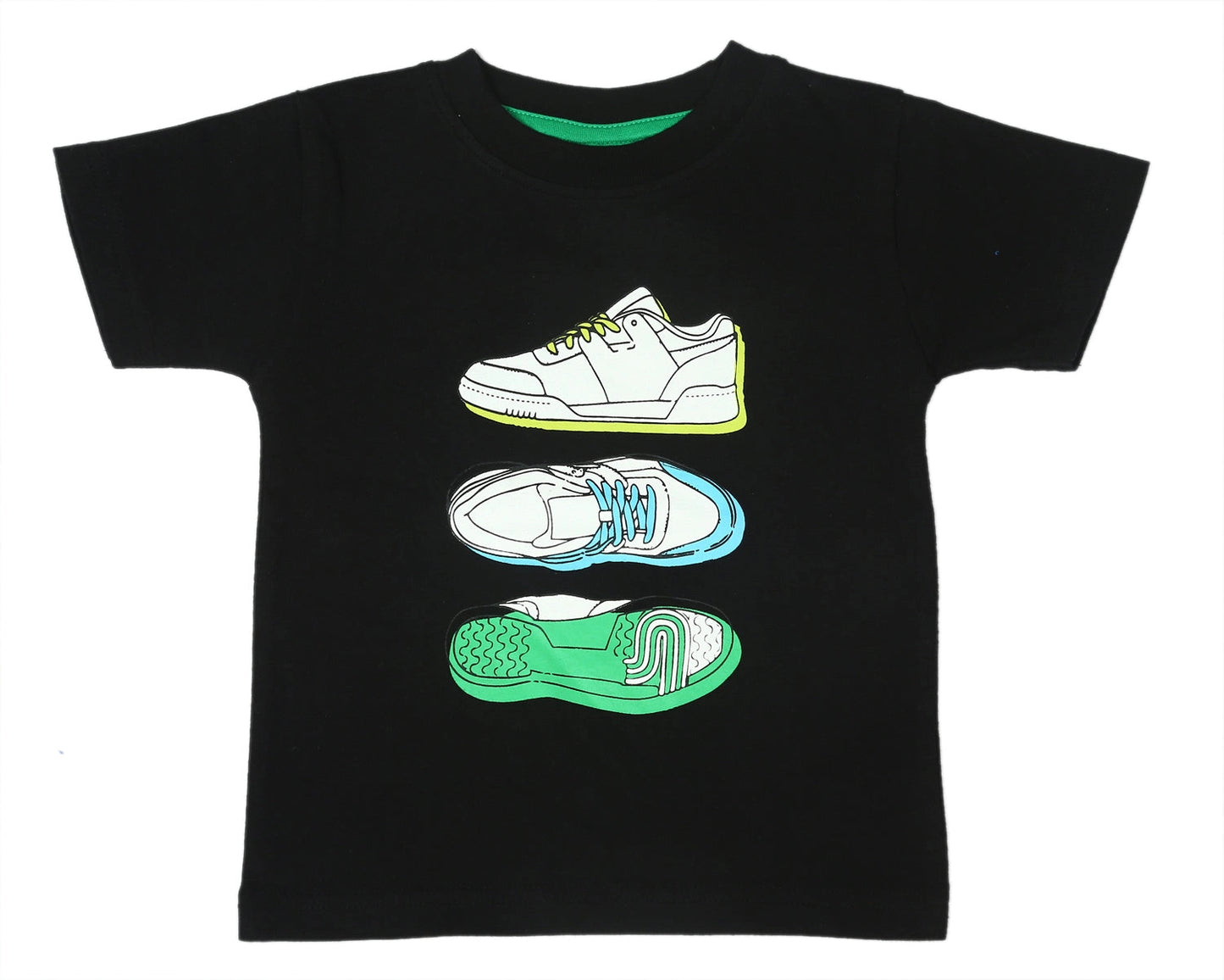 Black Sneaks Tee