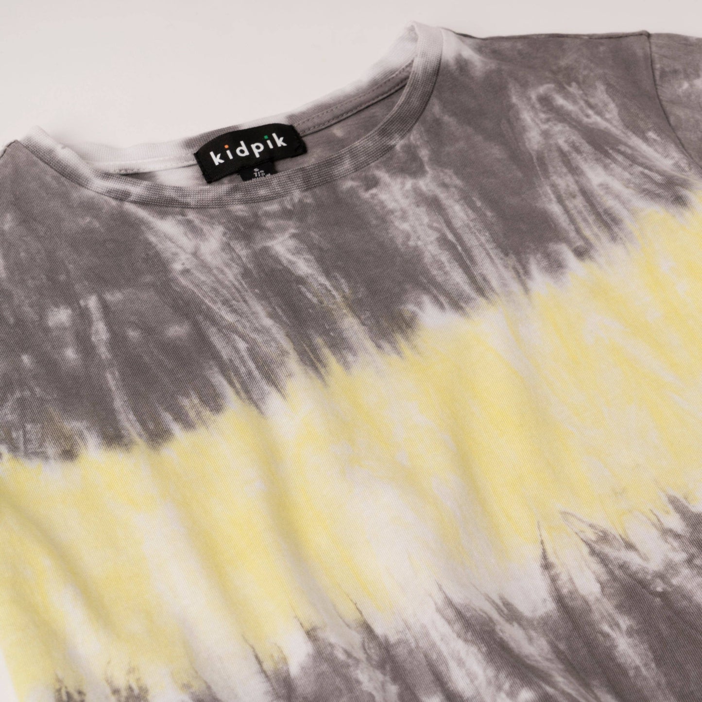 Lemon Drop Stripe Tie Dye Tee