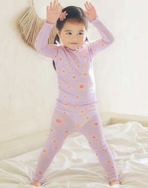 Purple Blooming Modal Pajama Set