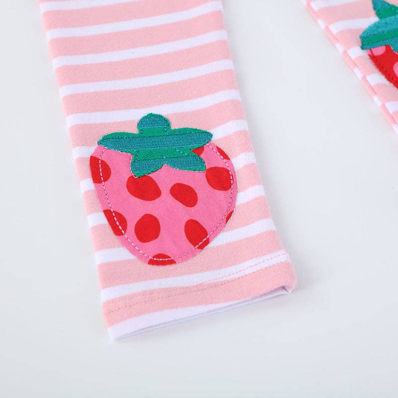 Strawberry Striped Modal Leggings