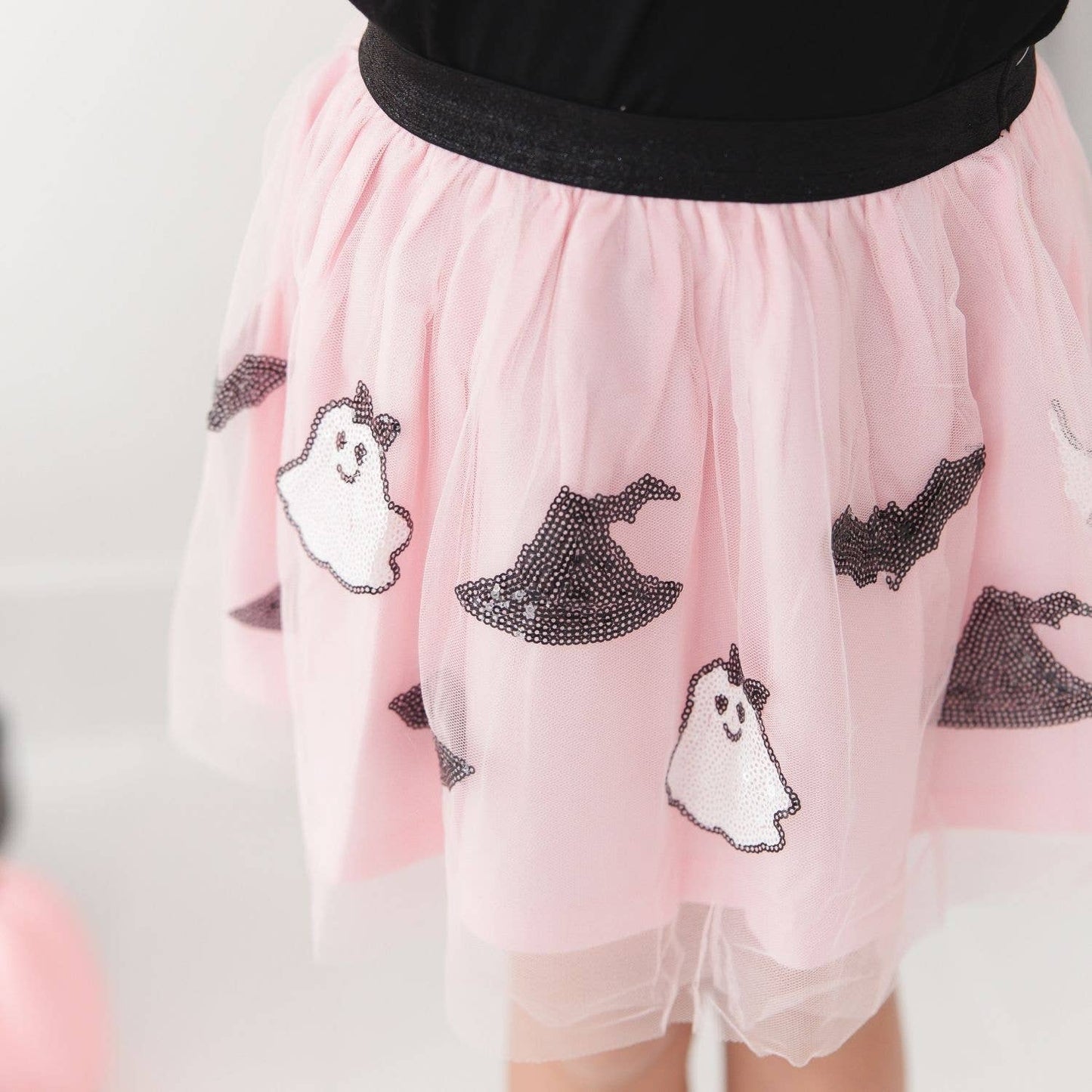 Spooky Babe Sequin Tutu Skirt (Infant)