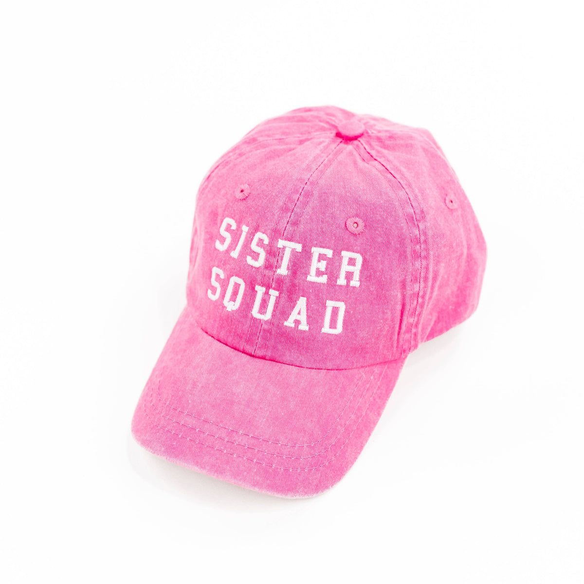 Sister Squad Pink Baseball Hat