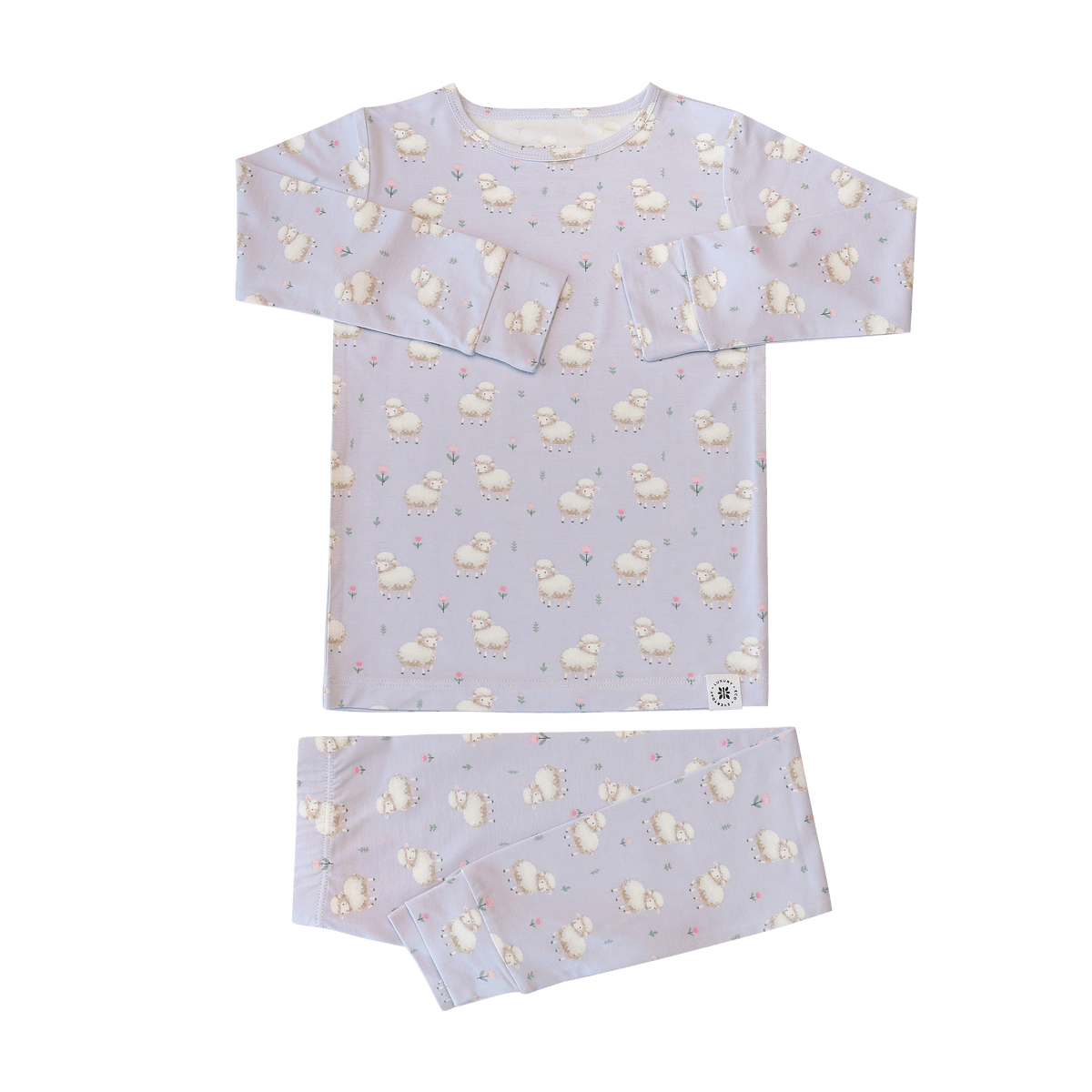 Little Sheep Bamboo Pajama Set