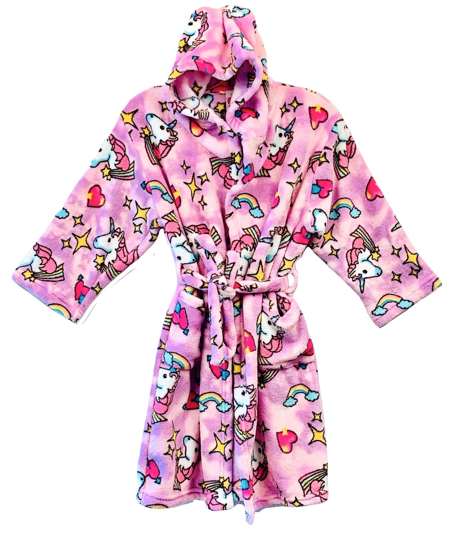Pink Unicorns Flurr Robe