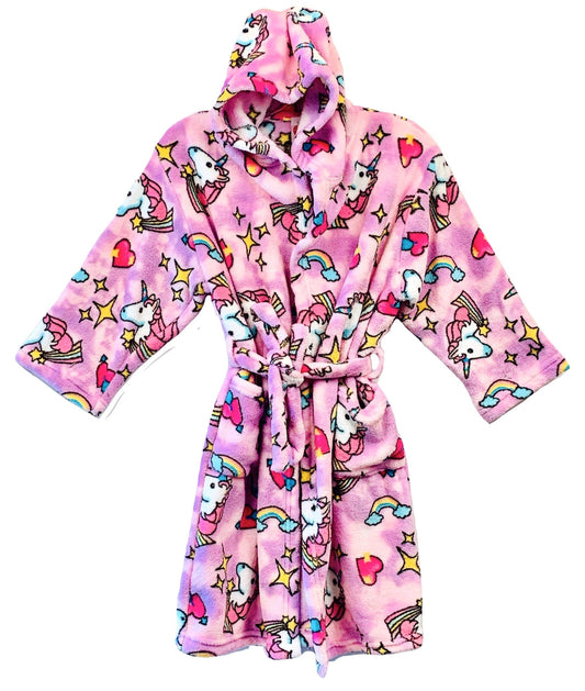 Pink Unicorns Flurr Robe