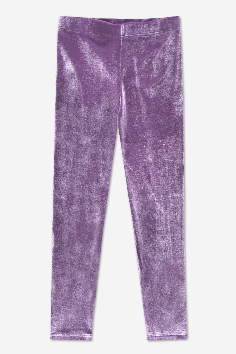 Purple Velour Long Legging
