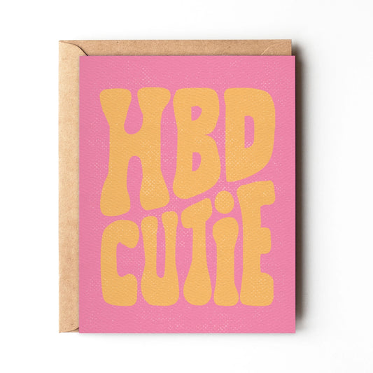 A cute, fun birthday card for all the Birthday Cuties out there.  ☀ Size 4.25" x 5.5"; Blank inside  ☀ Digital print on a quality, felt textured card  ☀100% recycled envelope  ☀ Packed in an eco-friendly biodegradable clear sleeve  ☀ Made in the USA