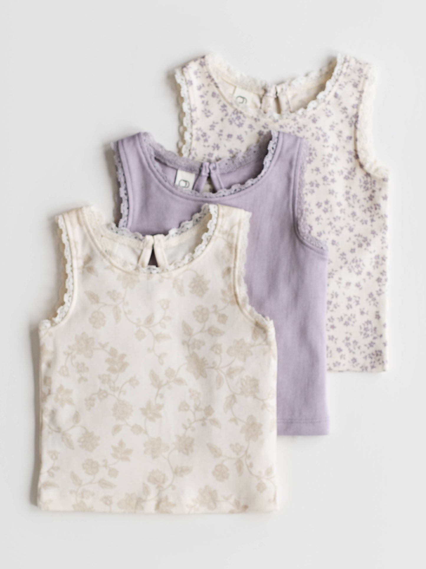 Selene Lace Tank in Lilla