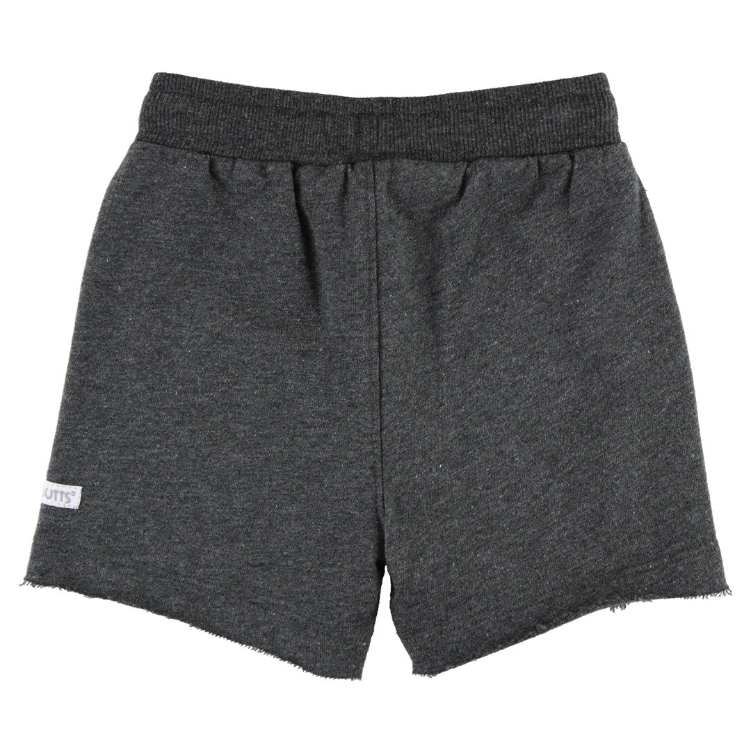 Heather Ash Gray Knit Baby Shorts