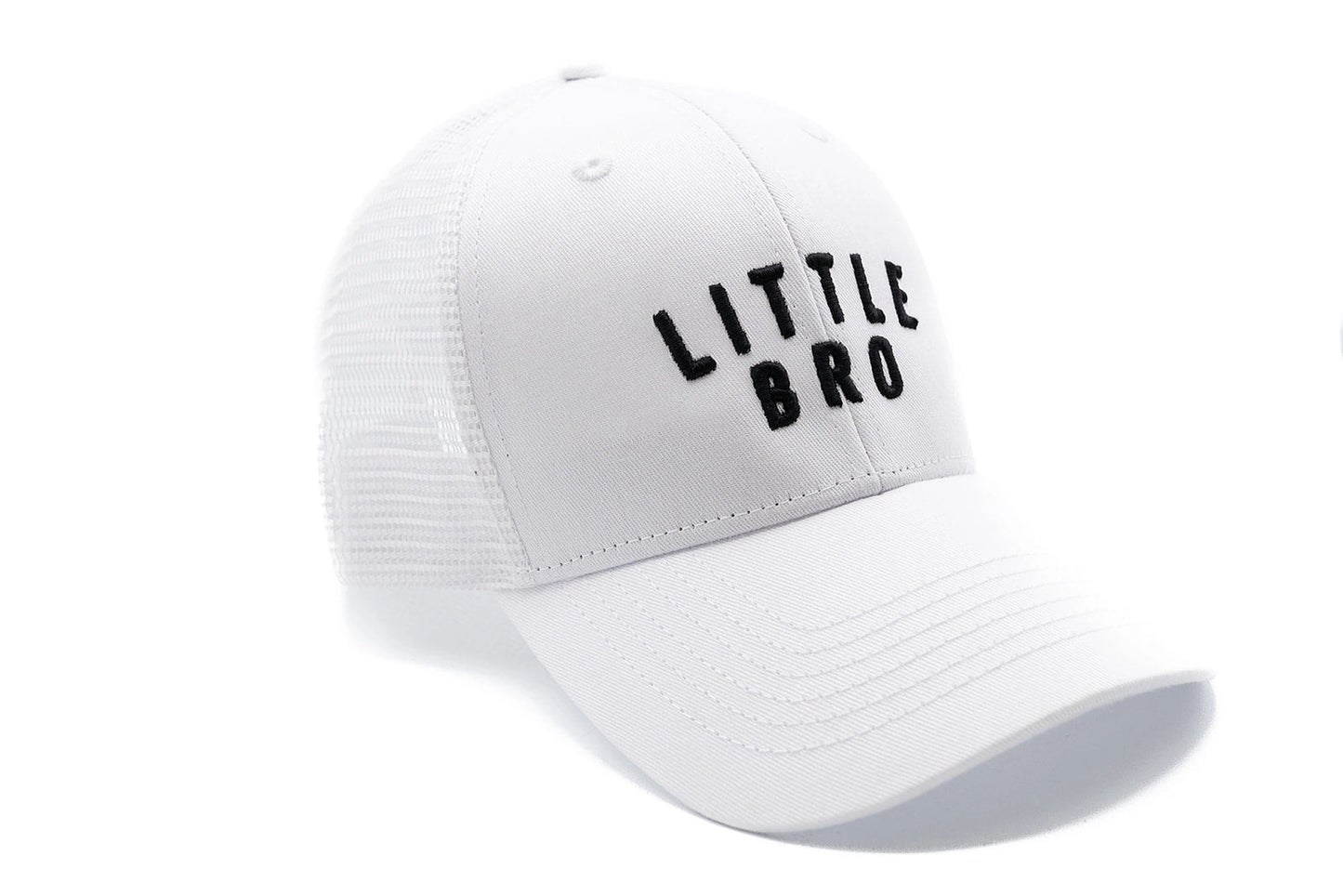 White Little Bro Snapback Hat