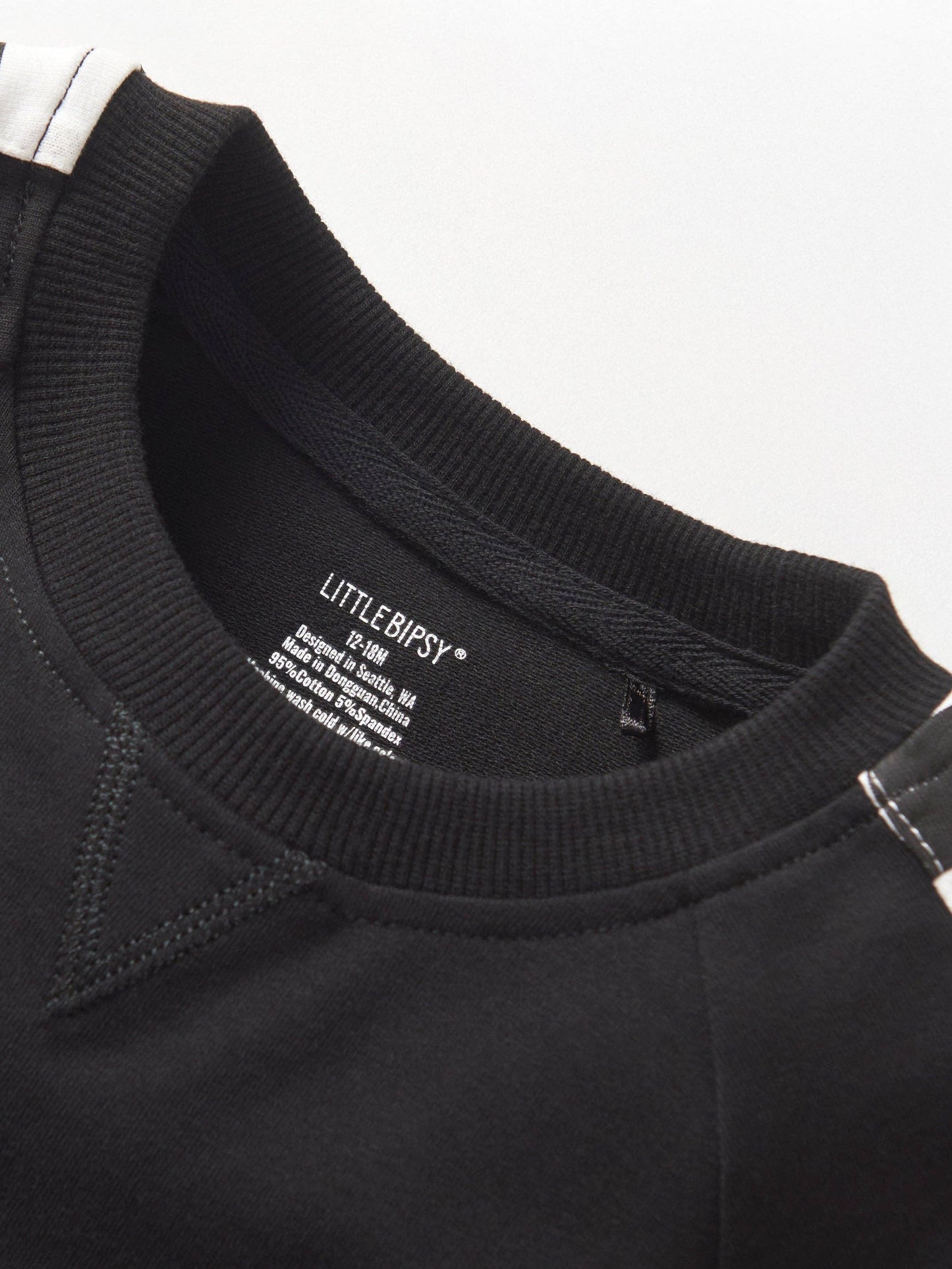 Black Side Checkered Pullover