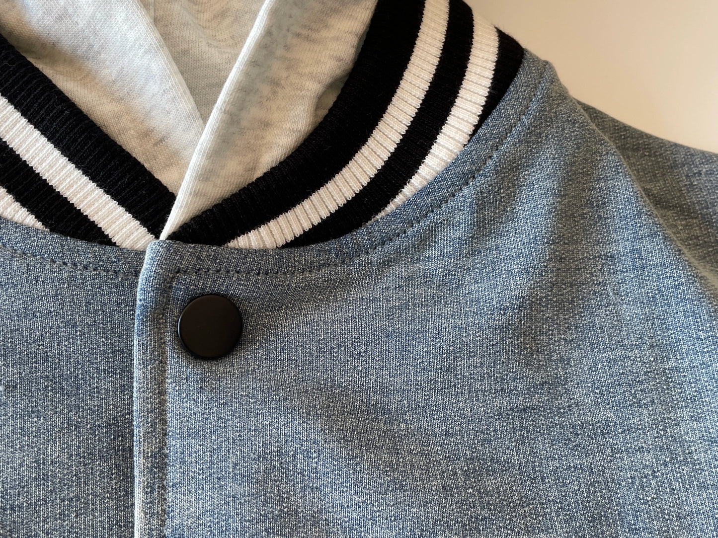 Hooded Varsity Bomber Jacket