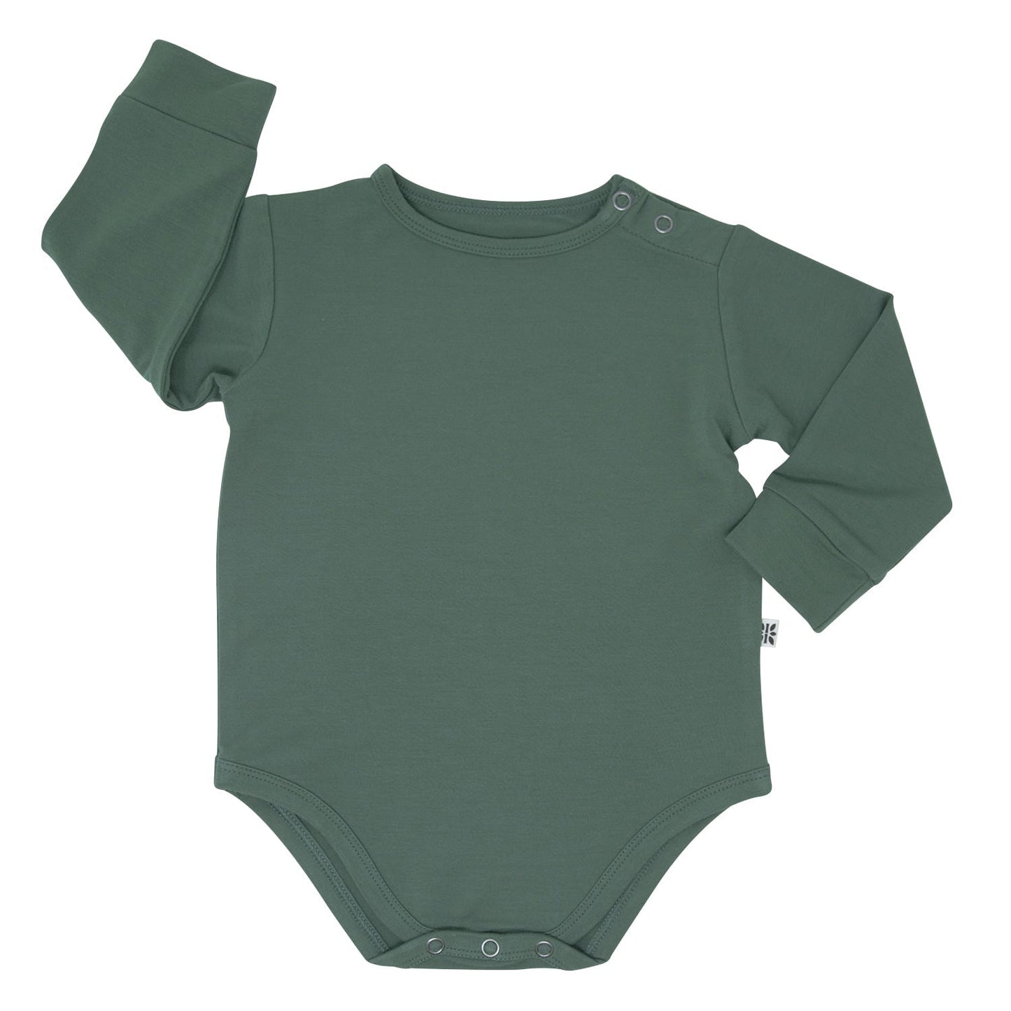 Hunter Green Long Sleeve Bodysuit