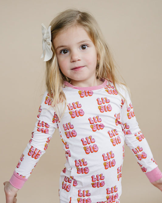 Lil Sis Bamboo Two Piece Pajama Set
