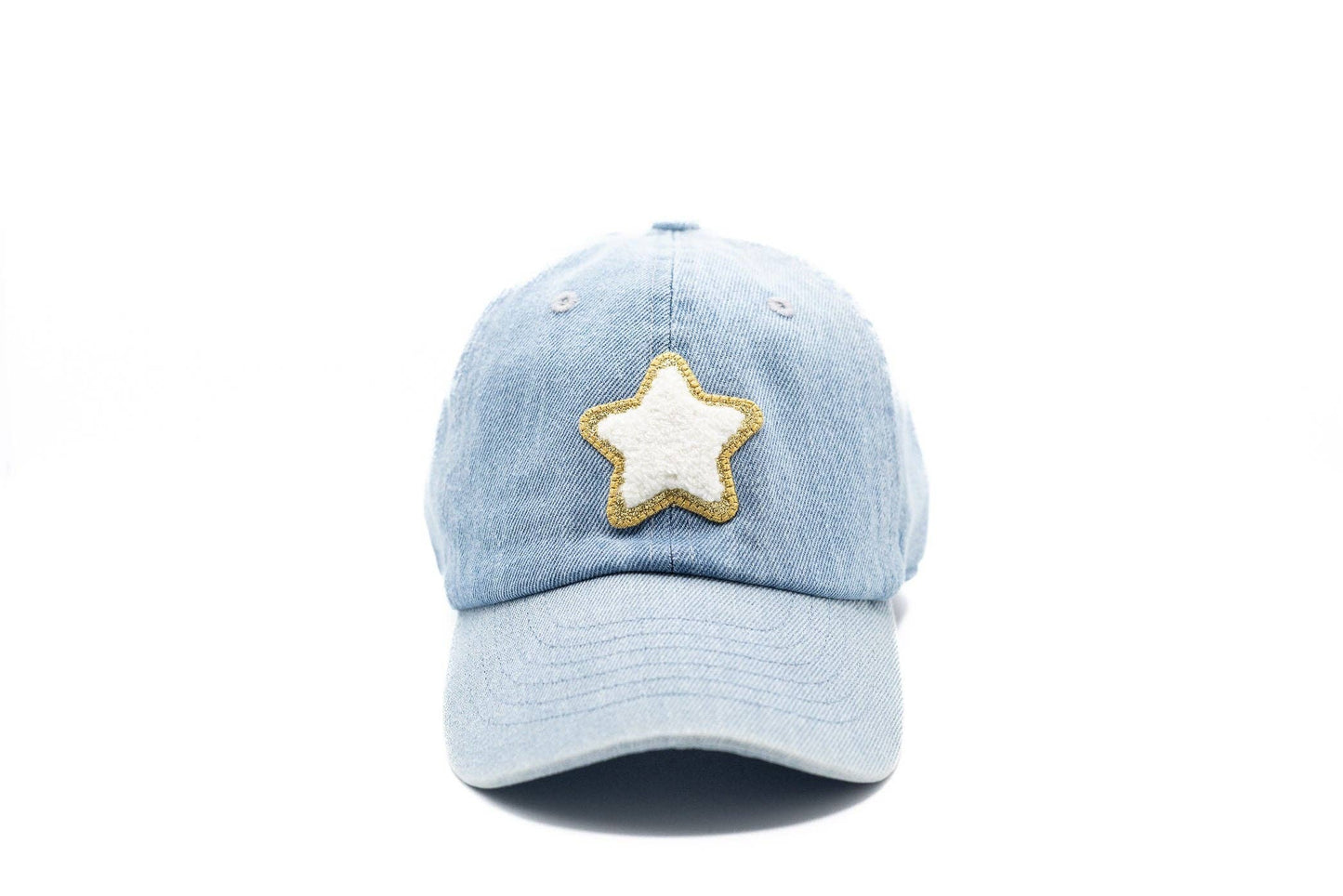 Denim Terry Star Hat - Baby