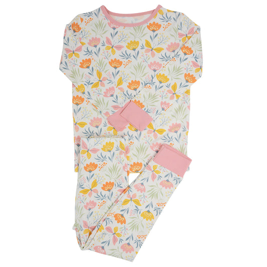 Butterfly Floral Pajama Set