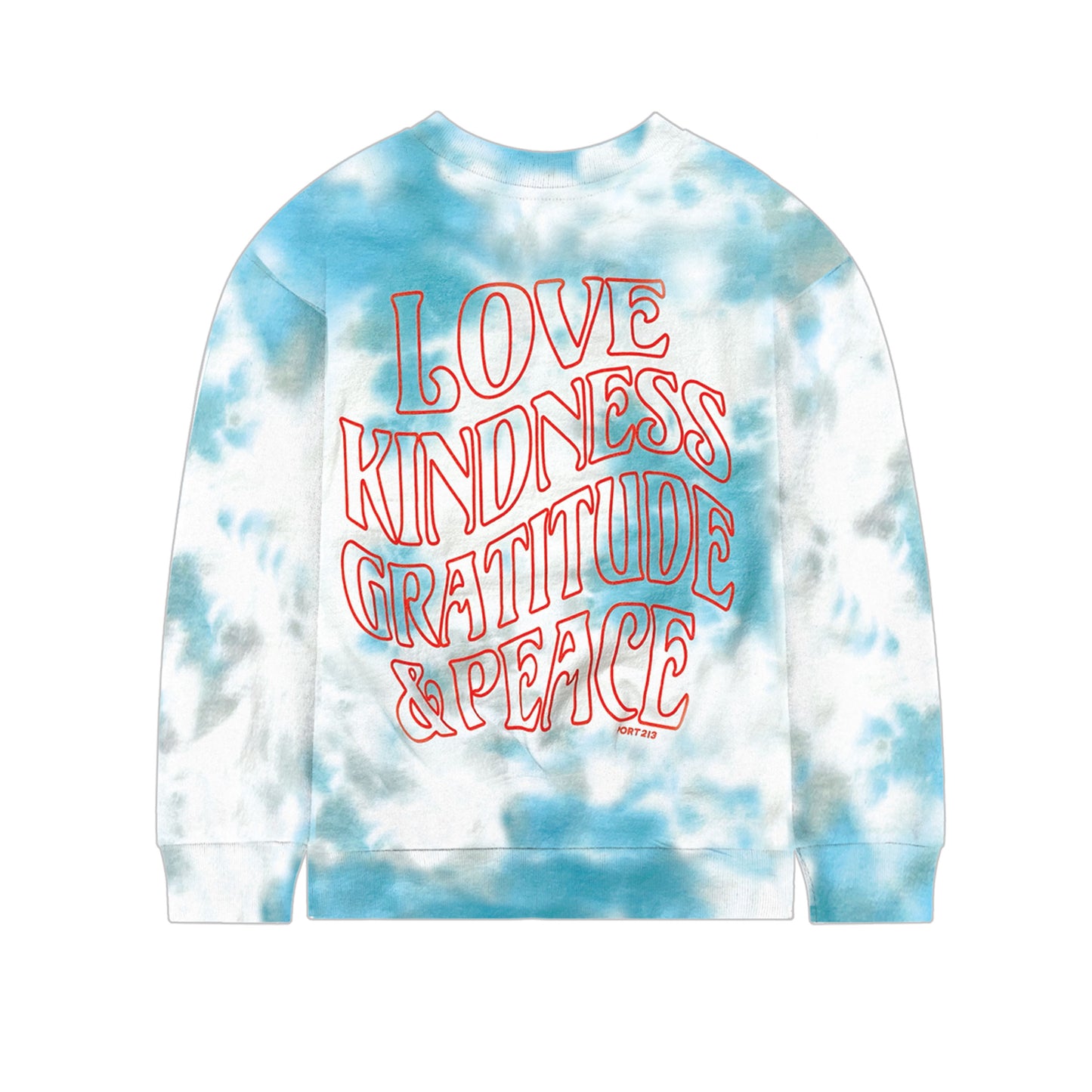 Love + Kindness Tie-Dye Sweatshirt