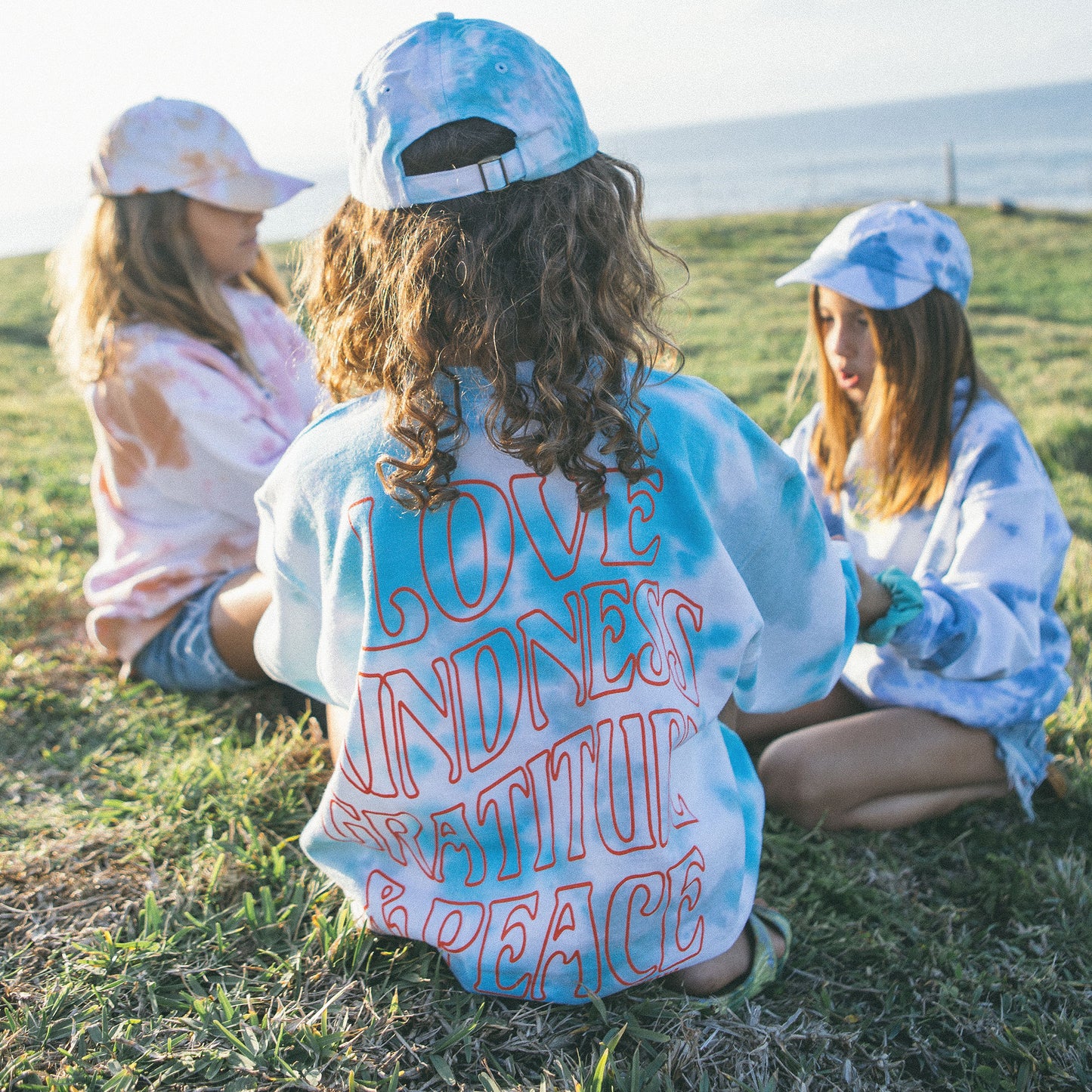 Love + Kindness Tie-Dye Sweatshirt