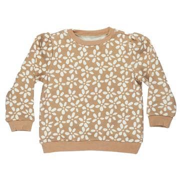 Forget Me Not Puff Shoulder Sweatshirt