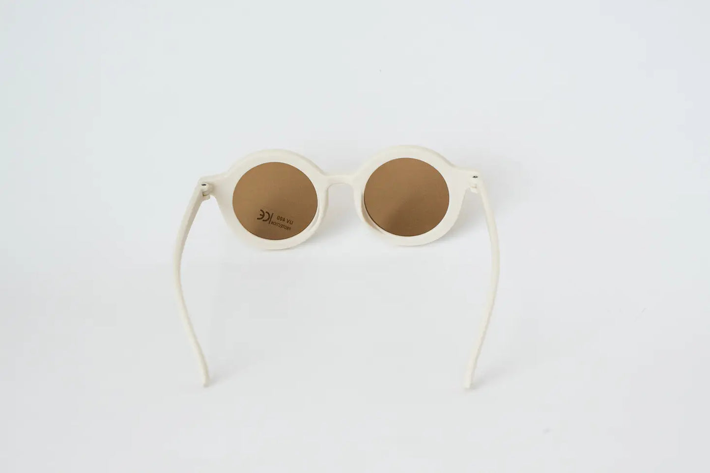Cream Retro Sunglasses