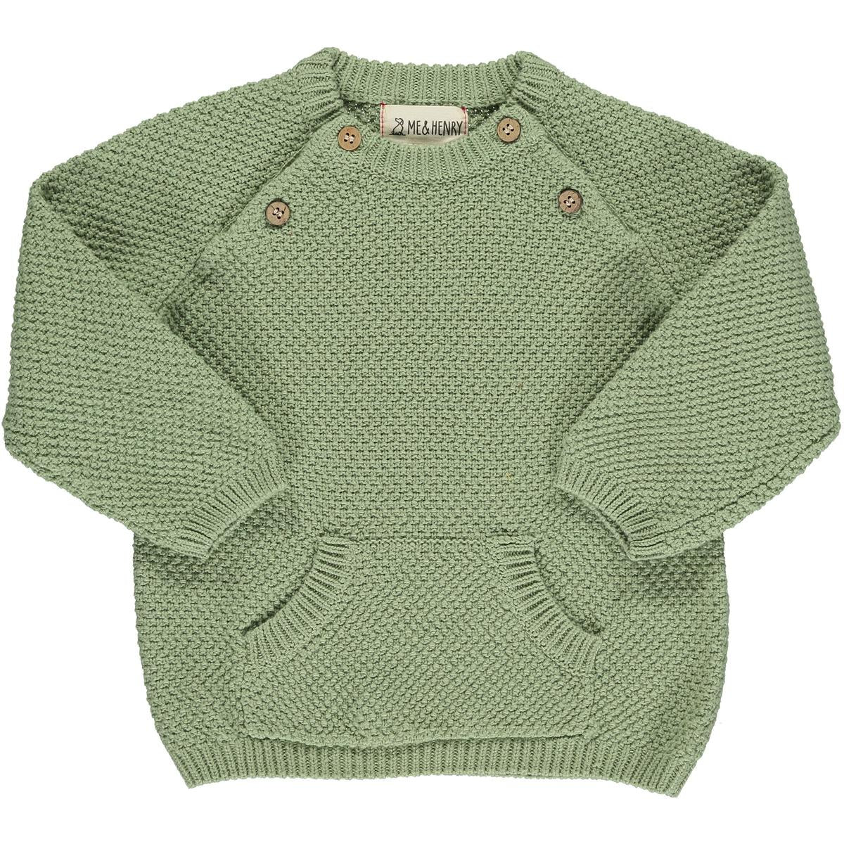 The Morrison Sweater will keep your little one warm and dapper! Made of incredibly soft 100% cotton, it looks smart with its buttons on the shoulders, and is perfect for all the budding gentlemen out there! Lookin' suave has never been so cosy!  100% Cotton. 