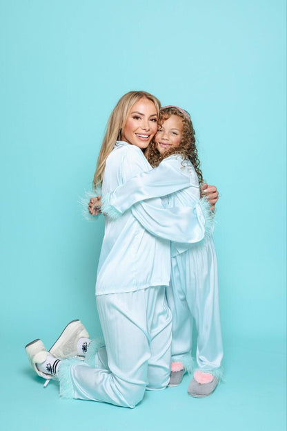 Women's Sky Feather Silk Set - Mommy + Me!