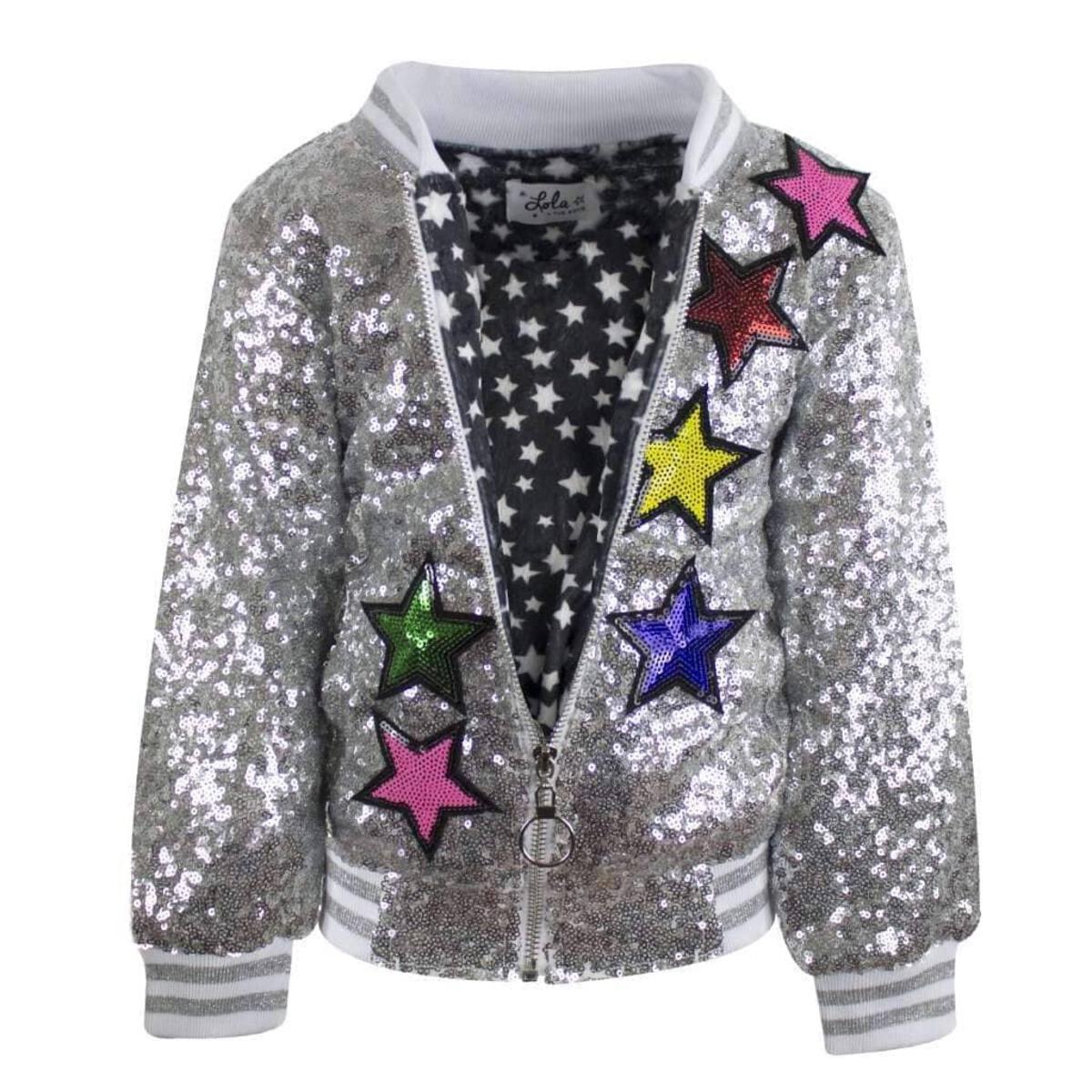 Unicorn Sequin Bomber