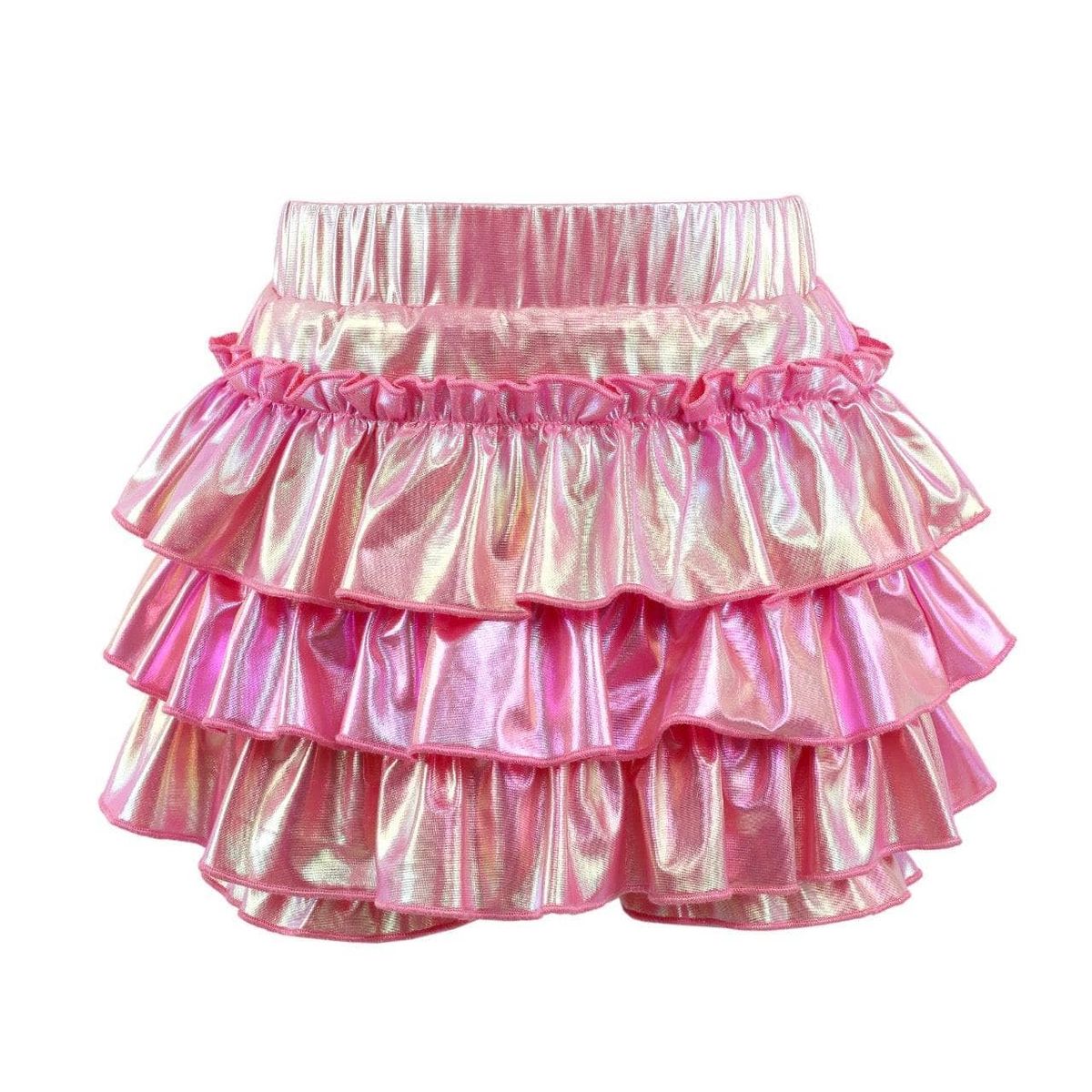 Hologram Ruffle Skort