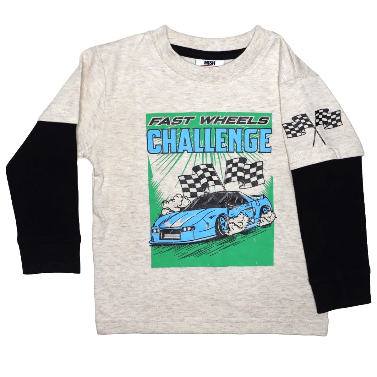 Fast Wheels 2Fer Long Sleeve Shirt