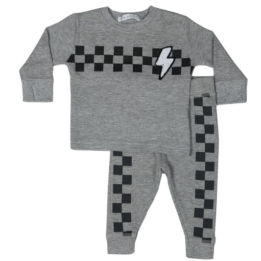 Bolt Patch Thermal Shirt and Jogger Set