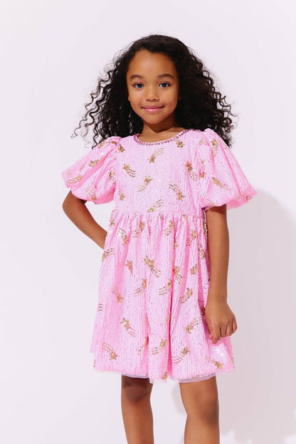 Shooting Star Sequin Gems Dress