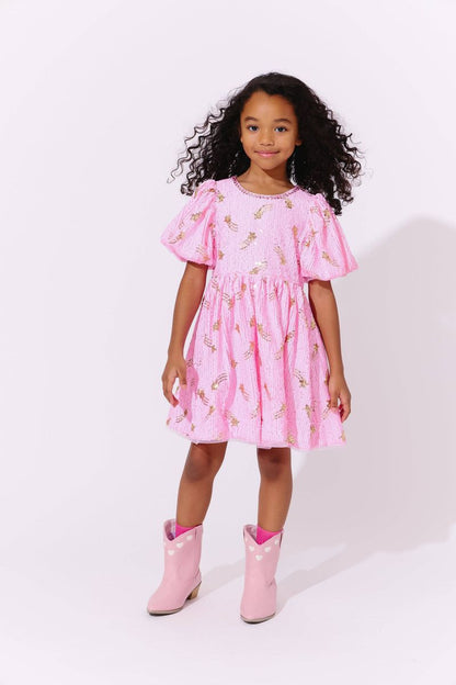 Shooting Star Sequin Gems Dress