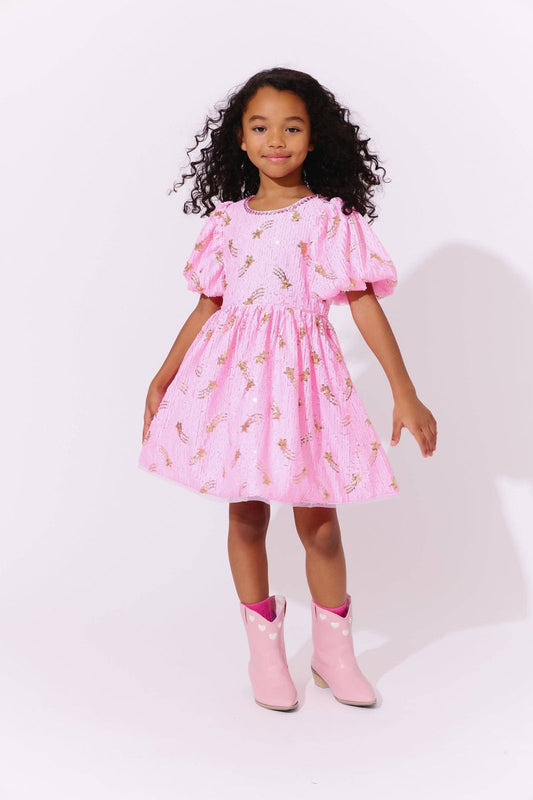 Shooting Star Sequin Gems Dress