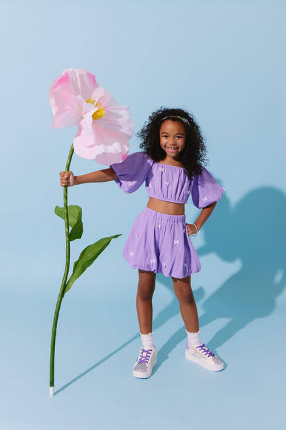 Lavender Hailey Bow Bubble Set