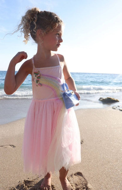 Unicorn Rainbow Tulle Dress