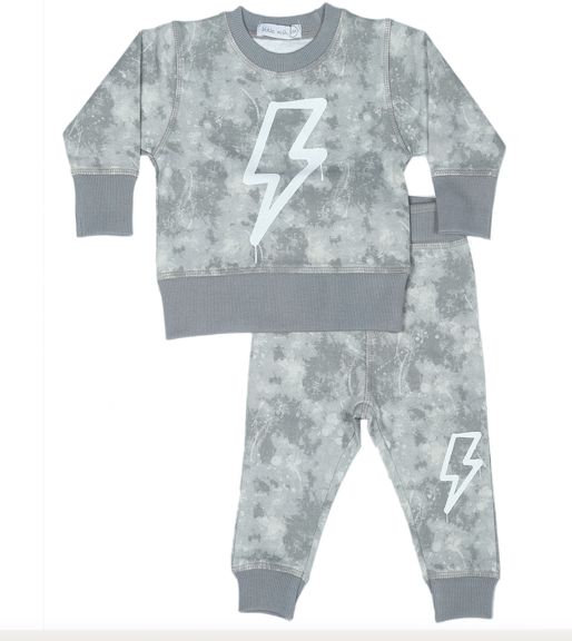 Bolt Burnout Top and Pants Set