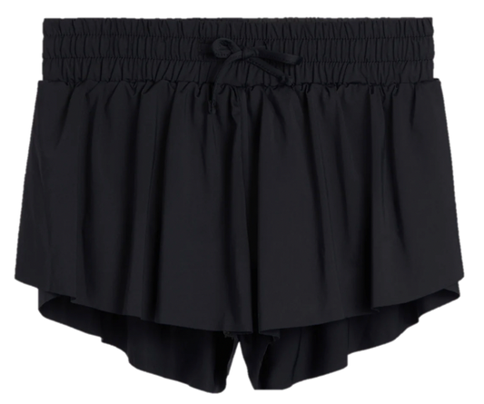 Black Flyaway Short