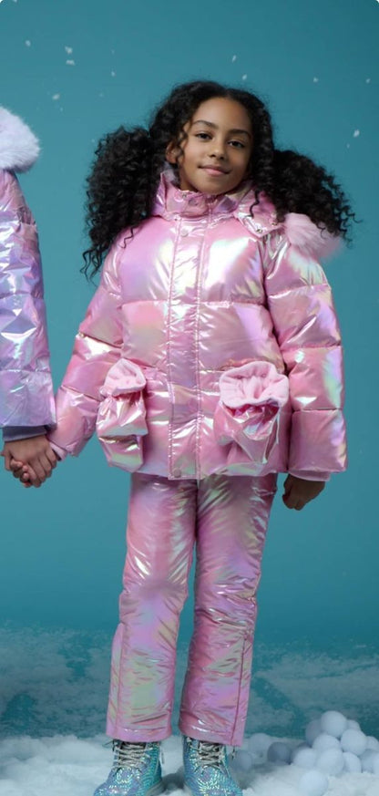 Pink Hologram Snow Set