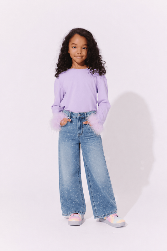 Sparkle Sweatpant Jeans