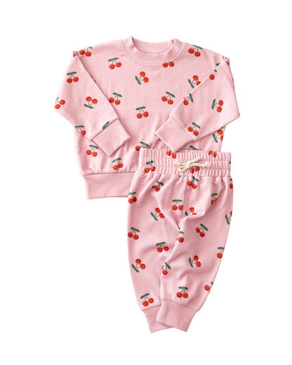 Blush Cherry Baby Jogger Set