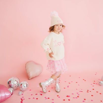 Mini Sequin Hearts Tutu