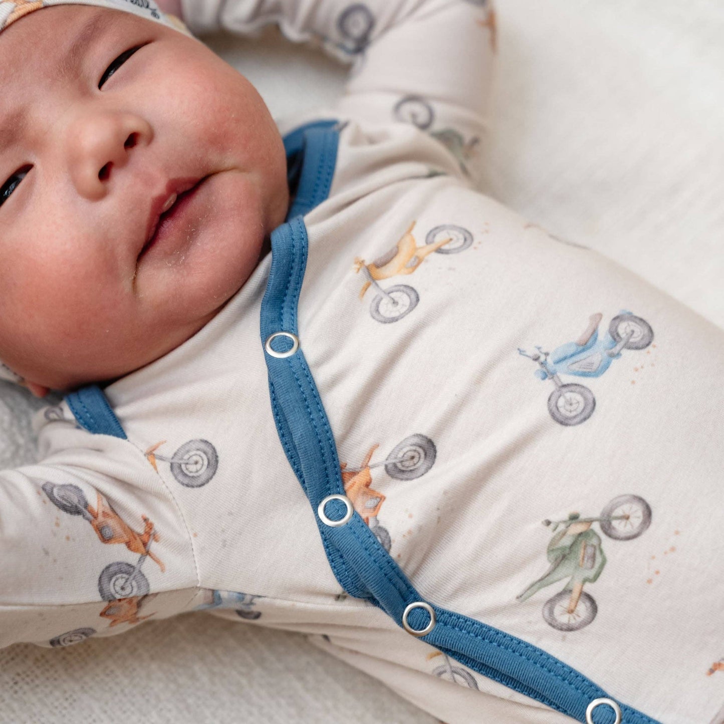 Ryder Newborn Knotted Gown