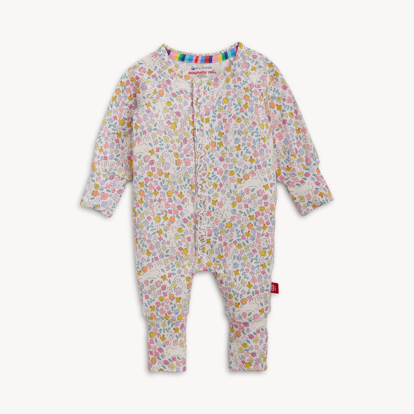 Bunny Blossom Magnetic Modal Ruffle Convertible Coverall