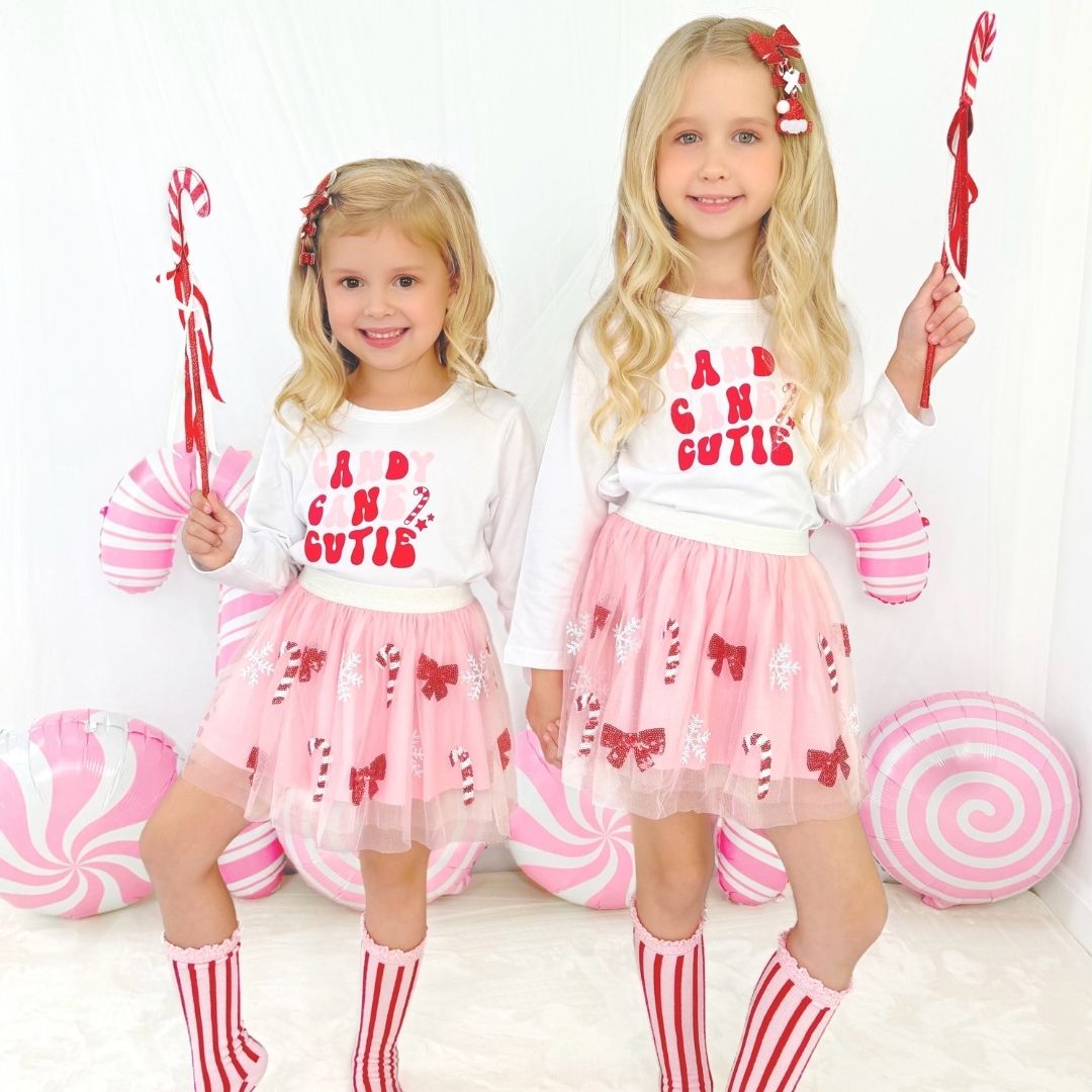 Candy Cane Cutie Sequin Tutu