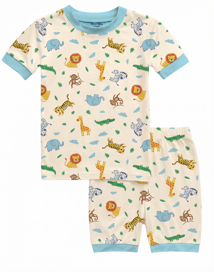 Safari Friends S/S Pajama Set
